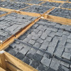 Брусчатка пилено-колотая, Габбро-Диабаз - 100x100x50