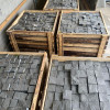 Брусчатка пилено-колотая, Габбро-Диабаз - 100x100x50
