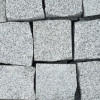 Брусчатка пилено-колотая, Мансуровский гранит - 80x80x50