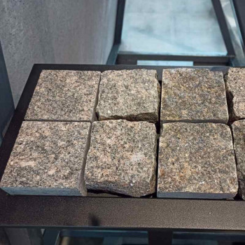 Брусчатка пилено-колотая, Токимовка - 100x100x50