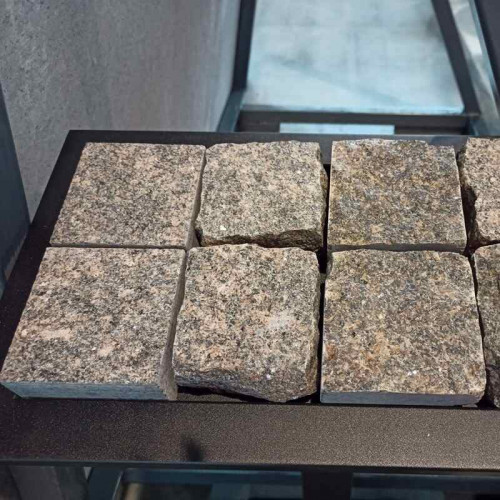 Брусчатка пилено-колотая, Токимовка - 100x100x50