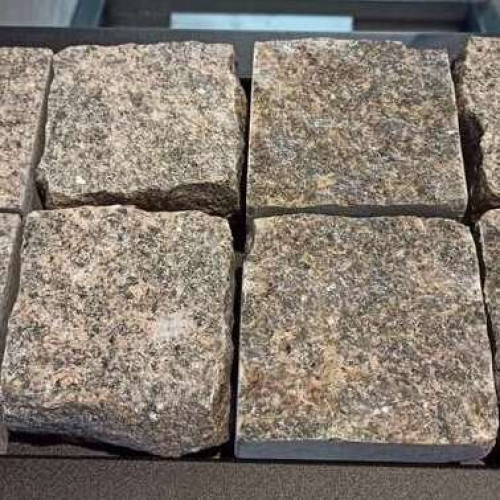 Брусчатка пилено-колотая, Токимовка - 80x80x50